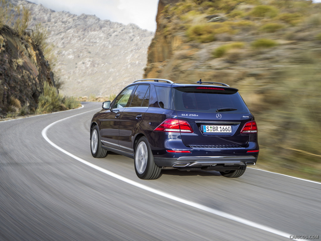 2016 Mercedes-Benz GLE-Class GLE 250 d (Cavansite Blue Metallic) - Rear