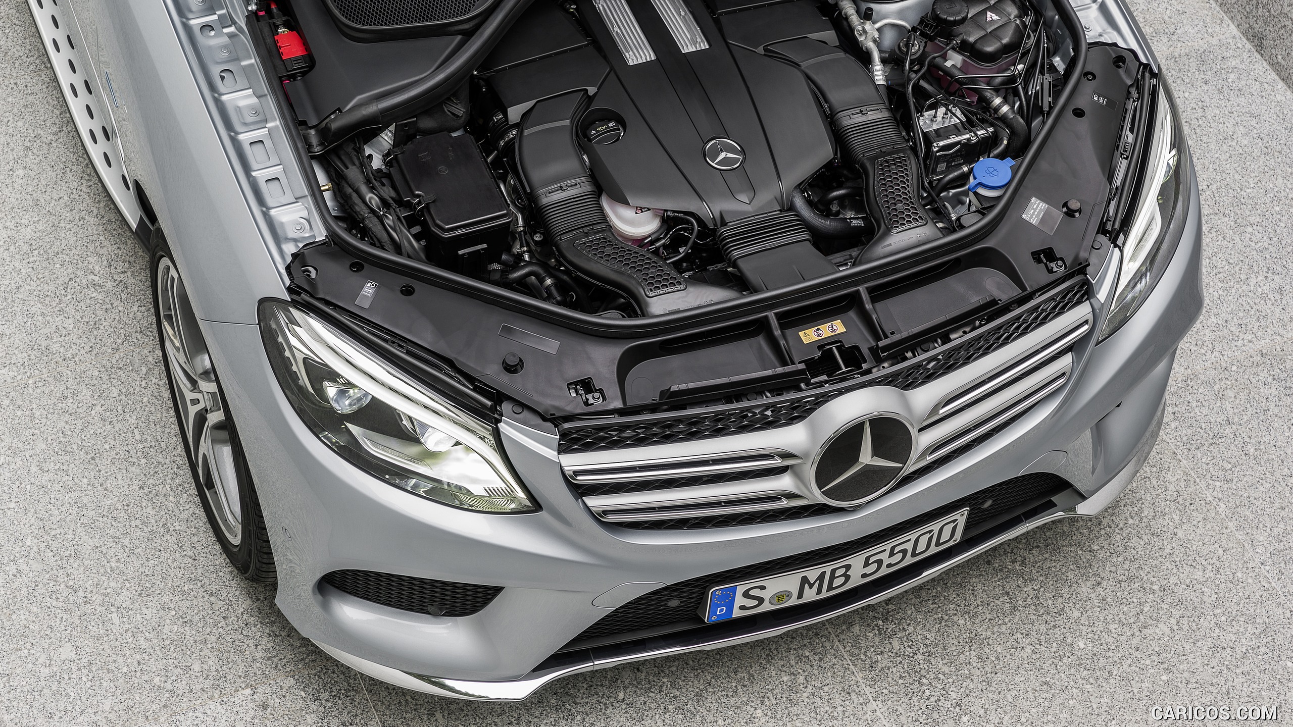2016 Mercedes-Benz GLE-Class GLE 500e (Plug-In Hybrid, Diamond Silver Metallic, AMG Line) - Engine, #61 of 141