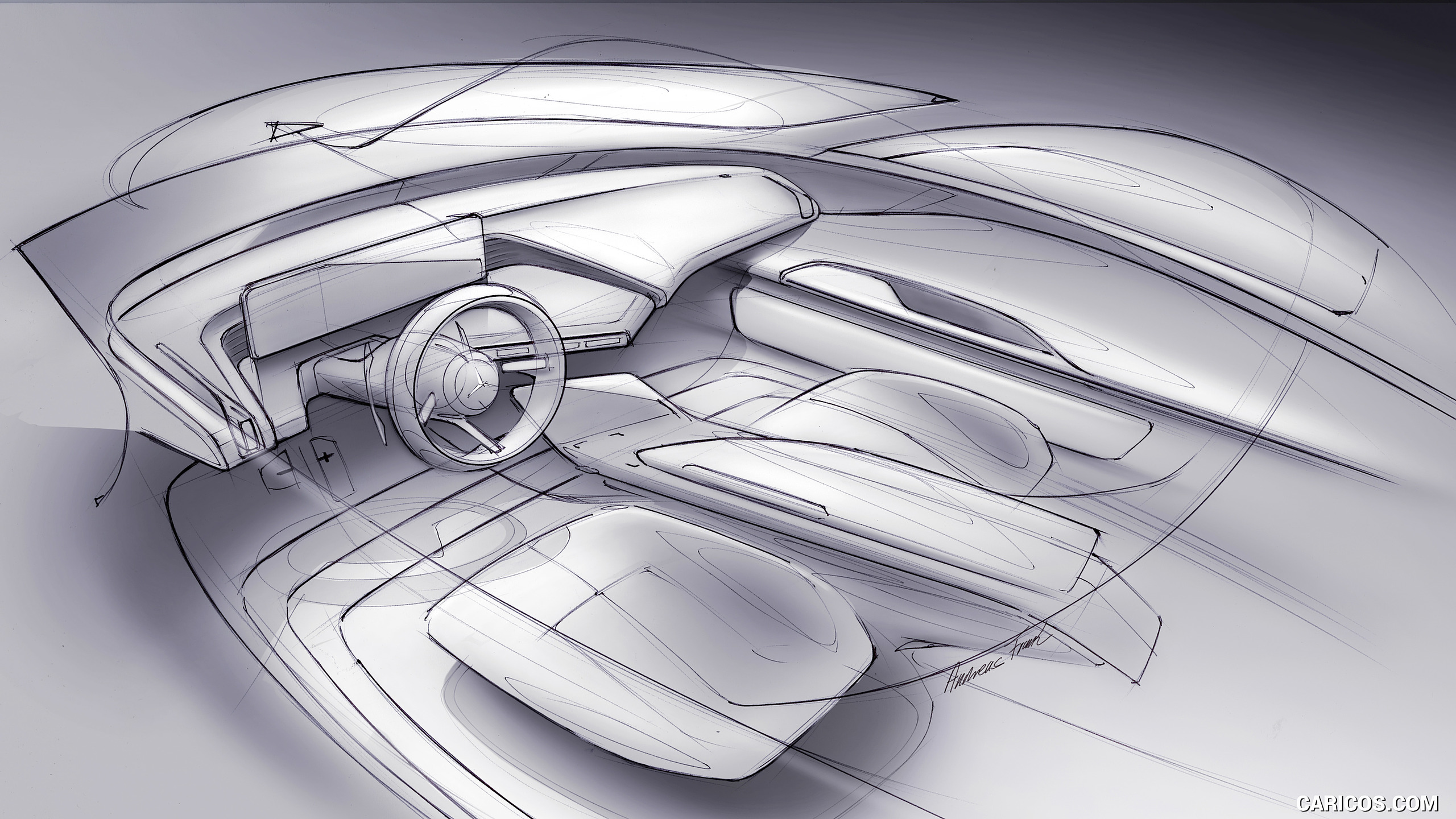 2016 Mercedes-Benz Generation EQ SUV Concept - Design Sketch, #43 of 50