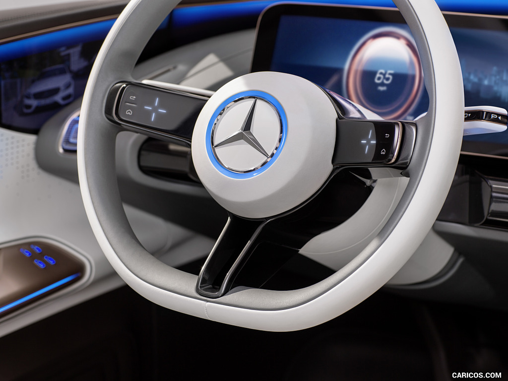 2016 Mercedes-Benz Generation EQ SUV Concept - Interior, Steering Wheel