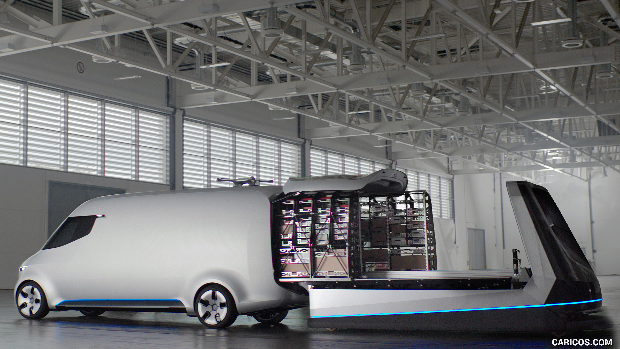 2016 Mercedes-Benz Vision Van Concept - Unloading of Cargo, #8 of 19