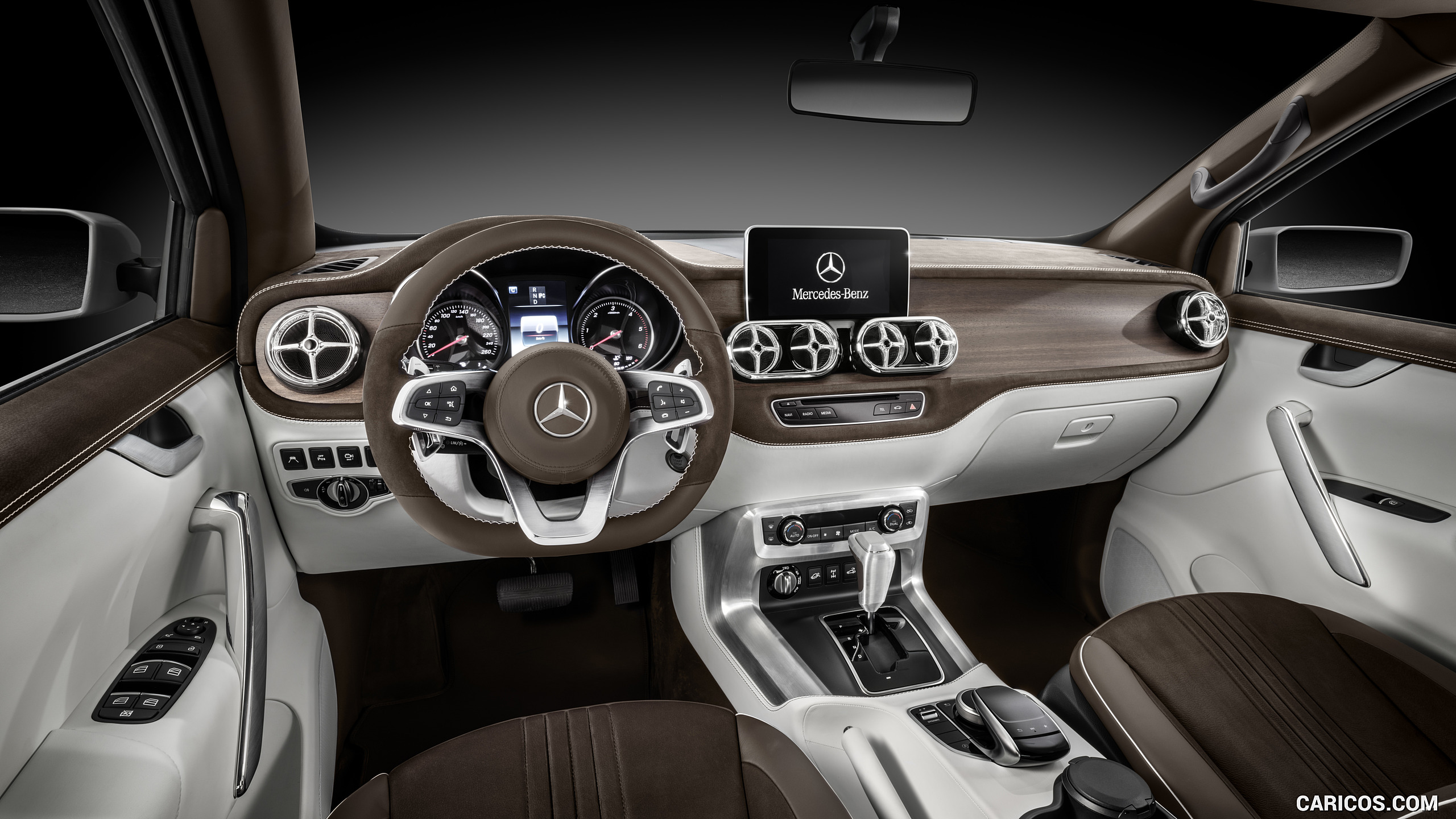 2016 Mercedes-Benz X-Class Pickup Concept (Color: White Metallic) - Interior, Cockpit, #12 of 29
