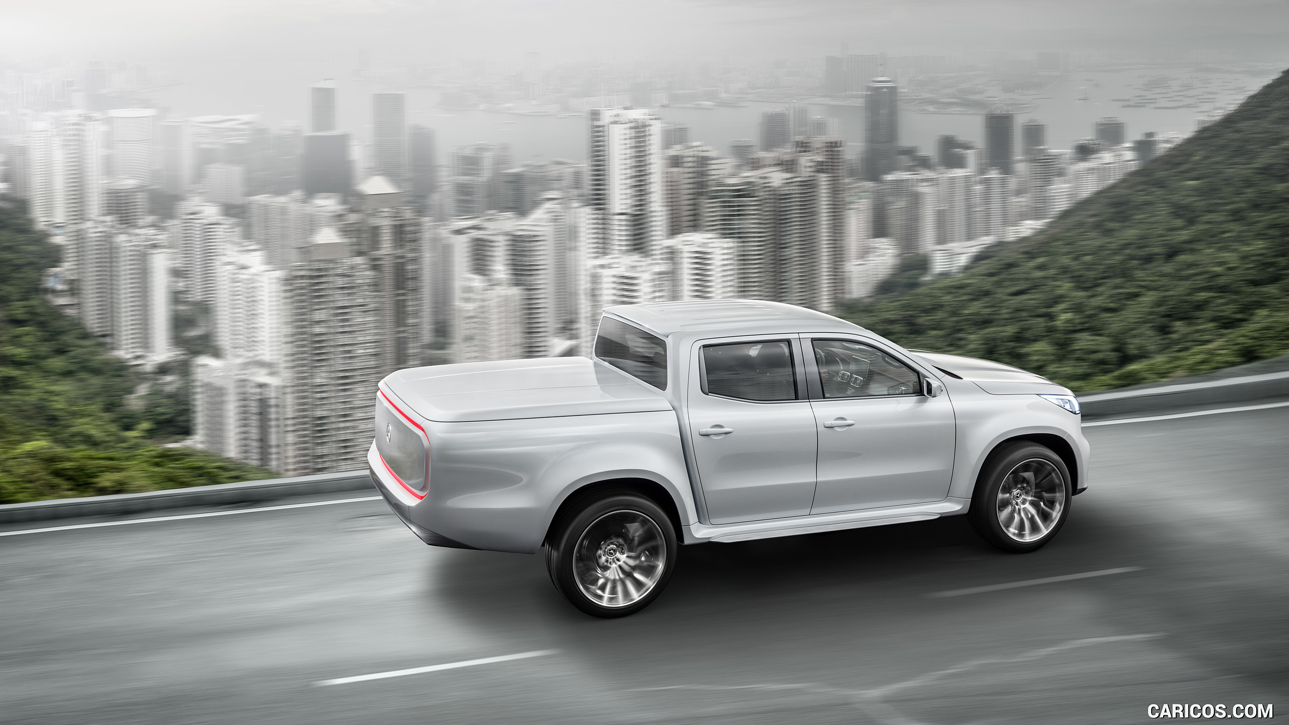 2016 Mercedes-Benz X-Class Pickup Concept (Color: White Metallic) - Side, #11 of 29