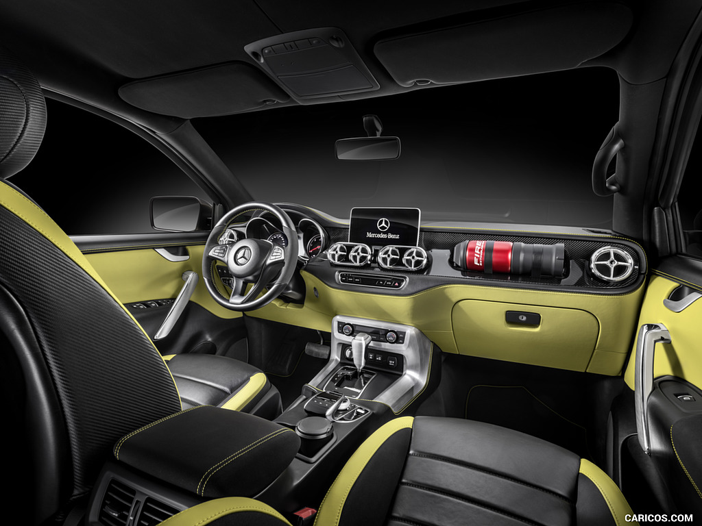 2016 Mercedes-Benz X-Class Pickup Concept (Color: Lemonax Metallic) - Interior