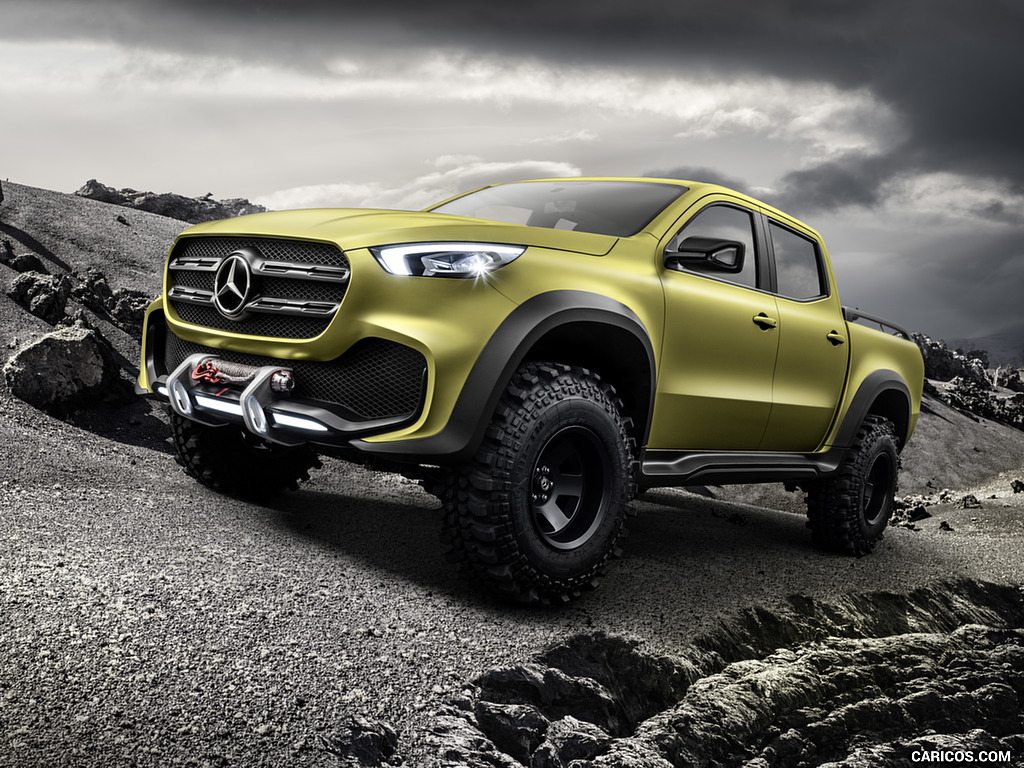 2016 Mercedes-Benz X-Class Pickup Concept (Color: Lemonax Metallic) - Off-Road