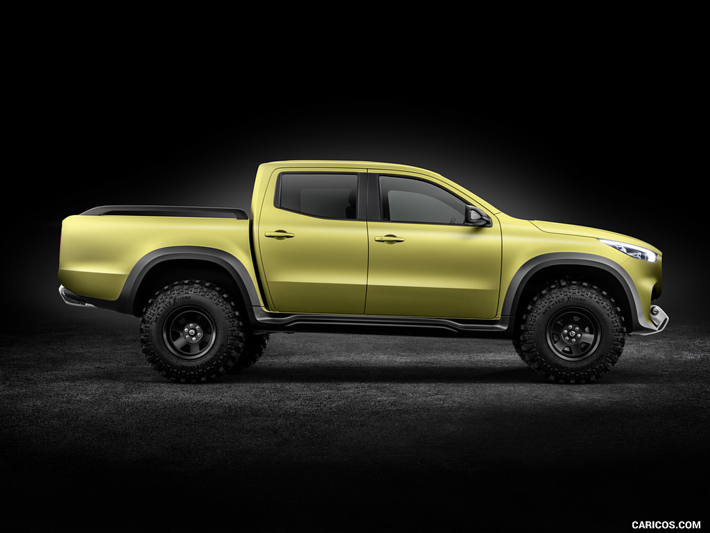 2016 Mercedes-Benz X-Class Pickup Concept (Color: Lemonax Metallic) - Side