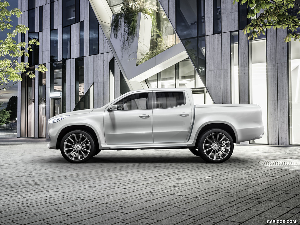 2016 Mercedes-Benz X-Class Pickup Concept (Color: White Metallic) - Side