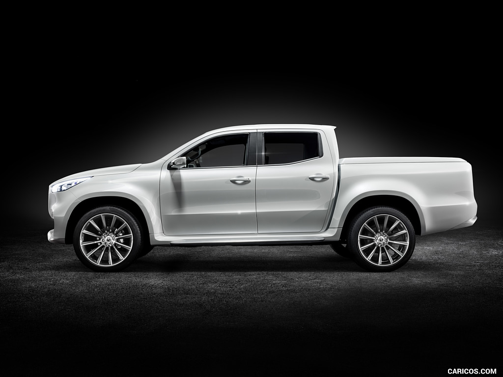 2016 Mercedes-Benz X-Class Pickup Concept (Color: White Metallic) - Side