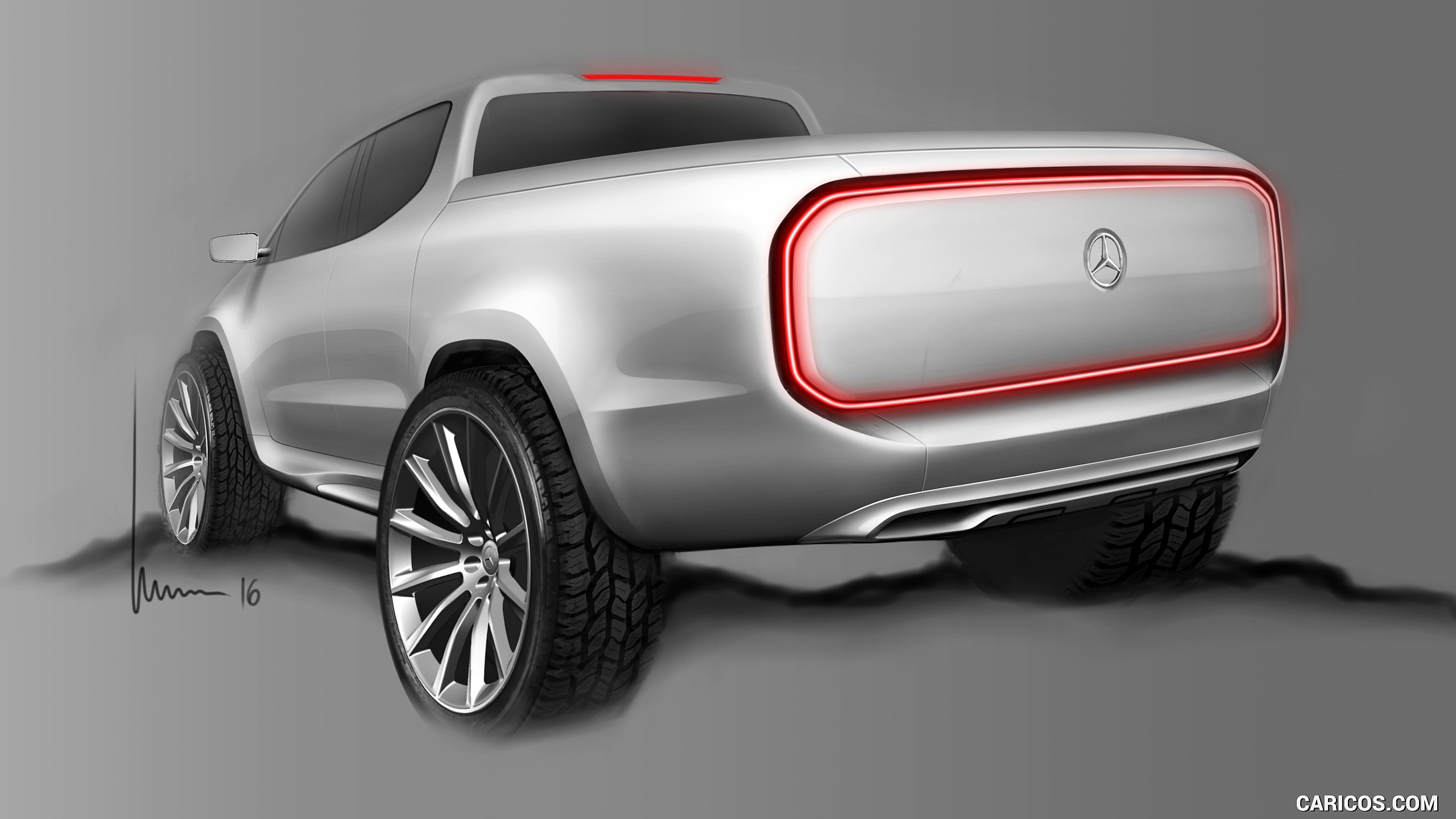 2016 Mercedes-Benz X-Class Pickup Concept - Design Sketch, #26 of 29