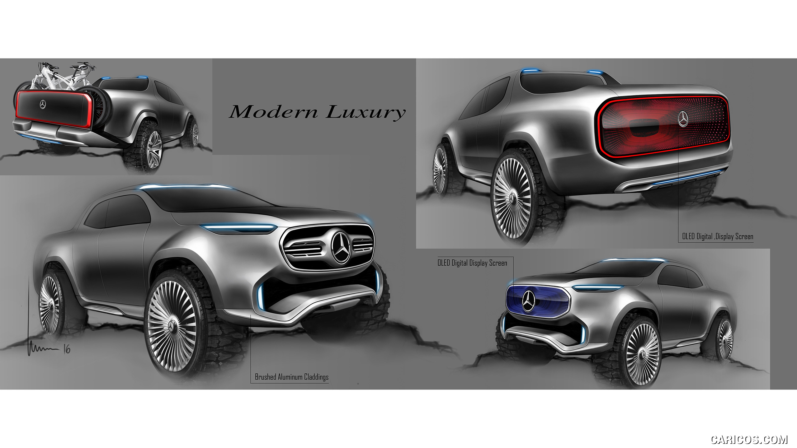 2016 Mercedes-Benz X-Class Pickup Concept - Design Sketch, #29 of 29
