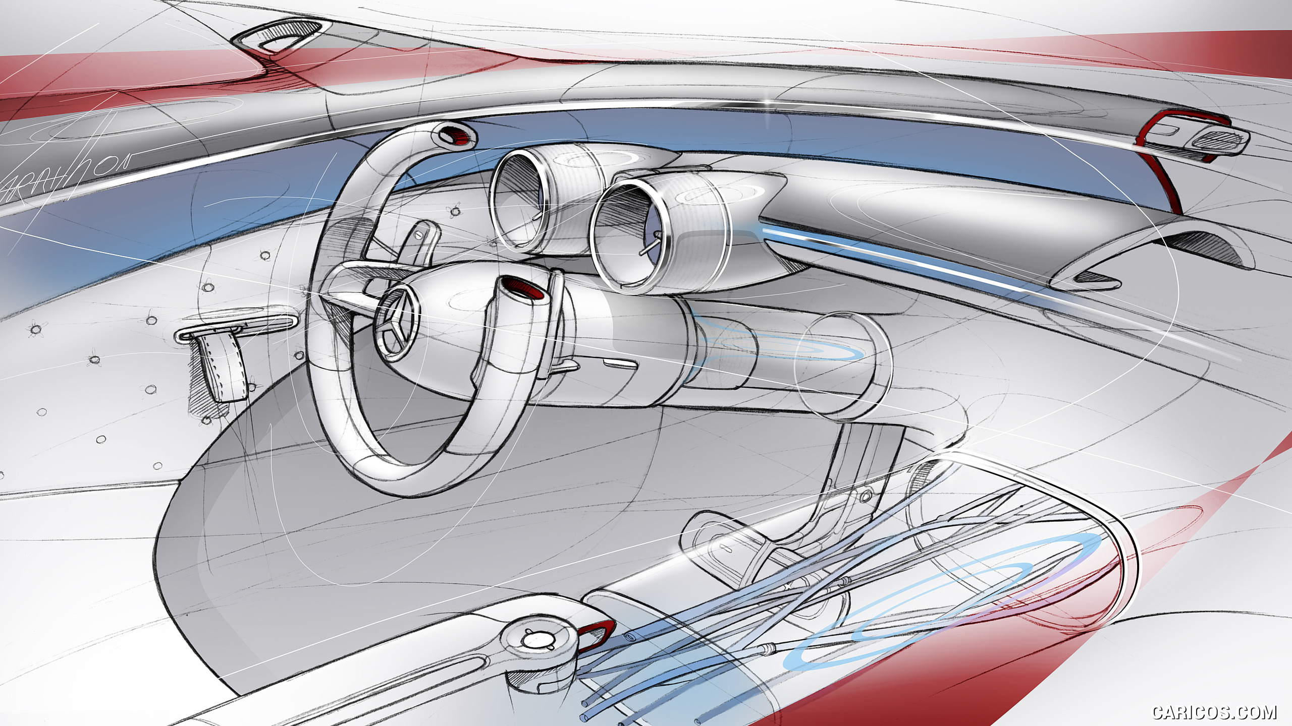 2016 Mercedes-Maybach 6 Concept - Design Sketch, #18 of 31