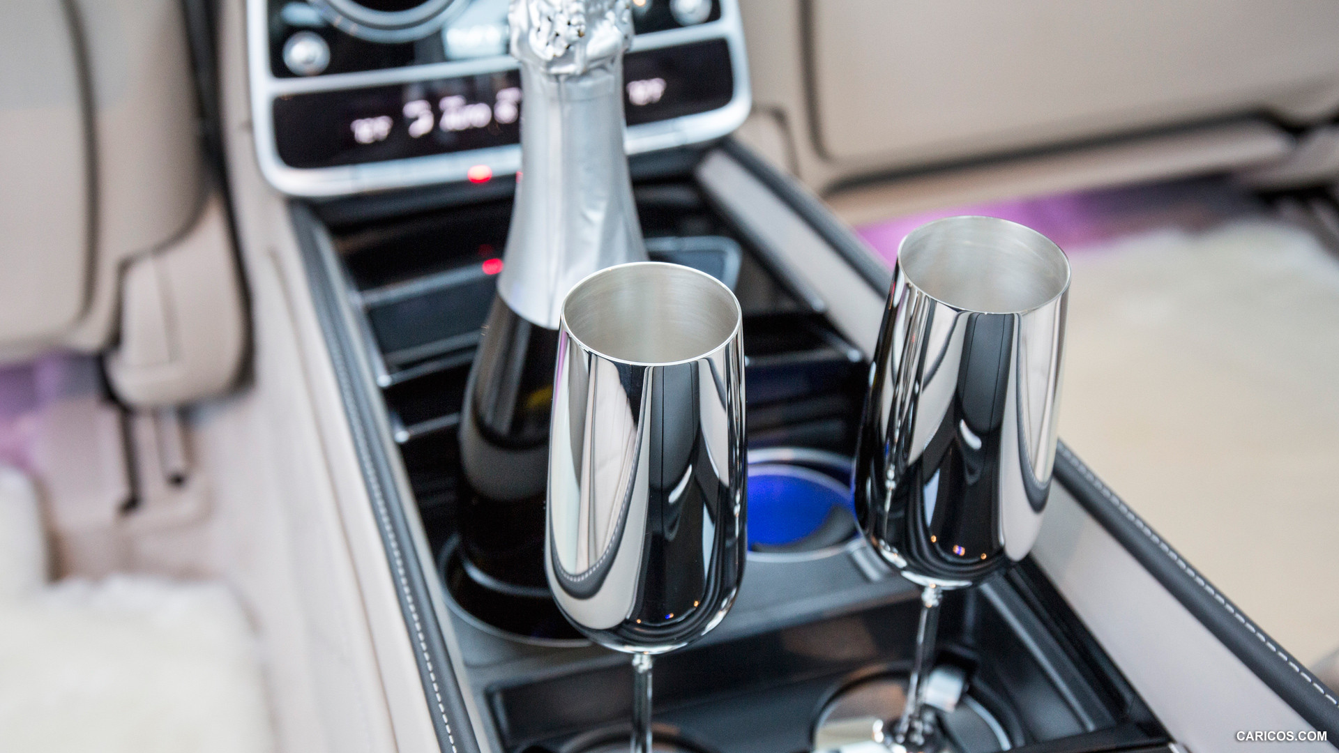 2016 Mercedes-Maybach S-Class S600 - Champagne Glasses - Interior Detail, #178 of 225
