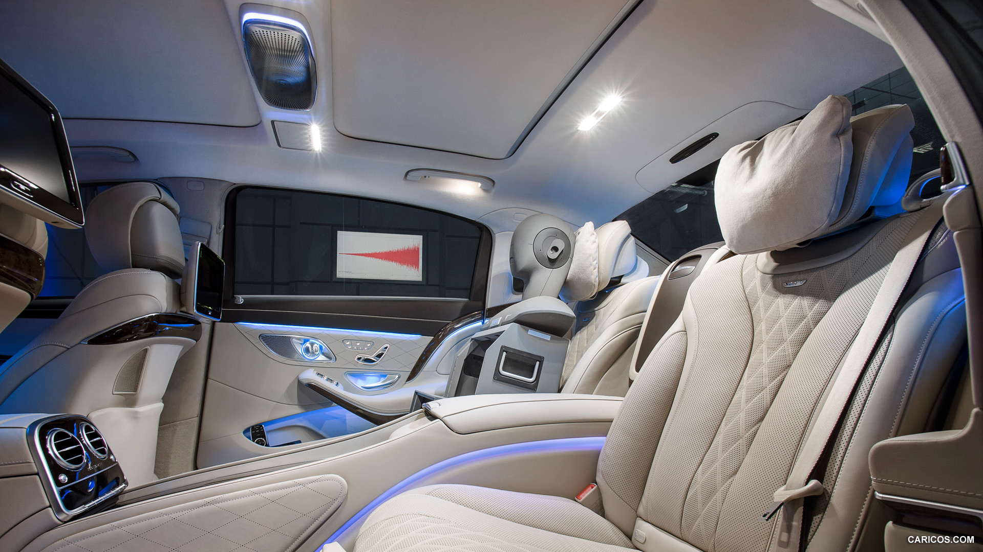 2016 Mercedes-Maybach S-Class S600 - Interior Rear Seats, #35 of 225