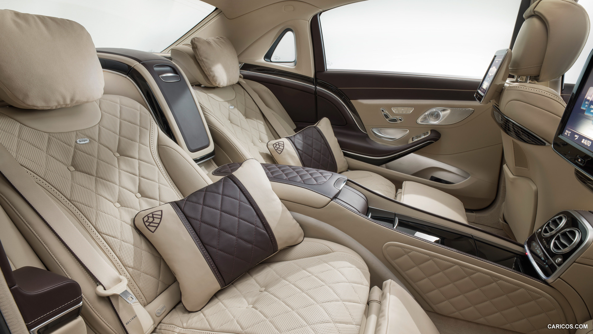 2016 Mercedes-Maybach S-Class S600 - Interior Rear Seats, #47 of 225
