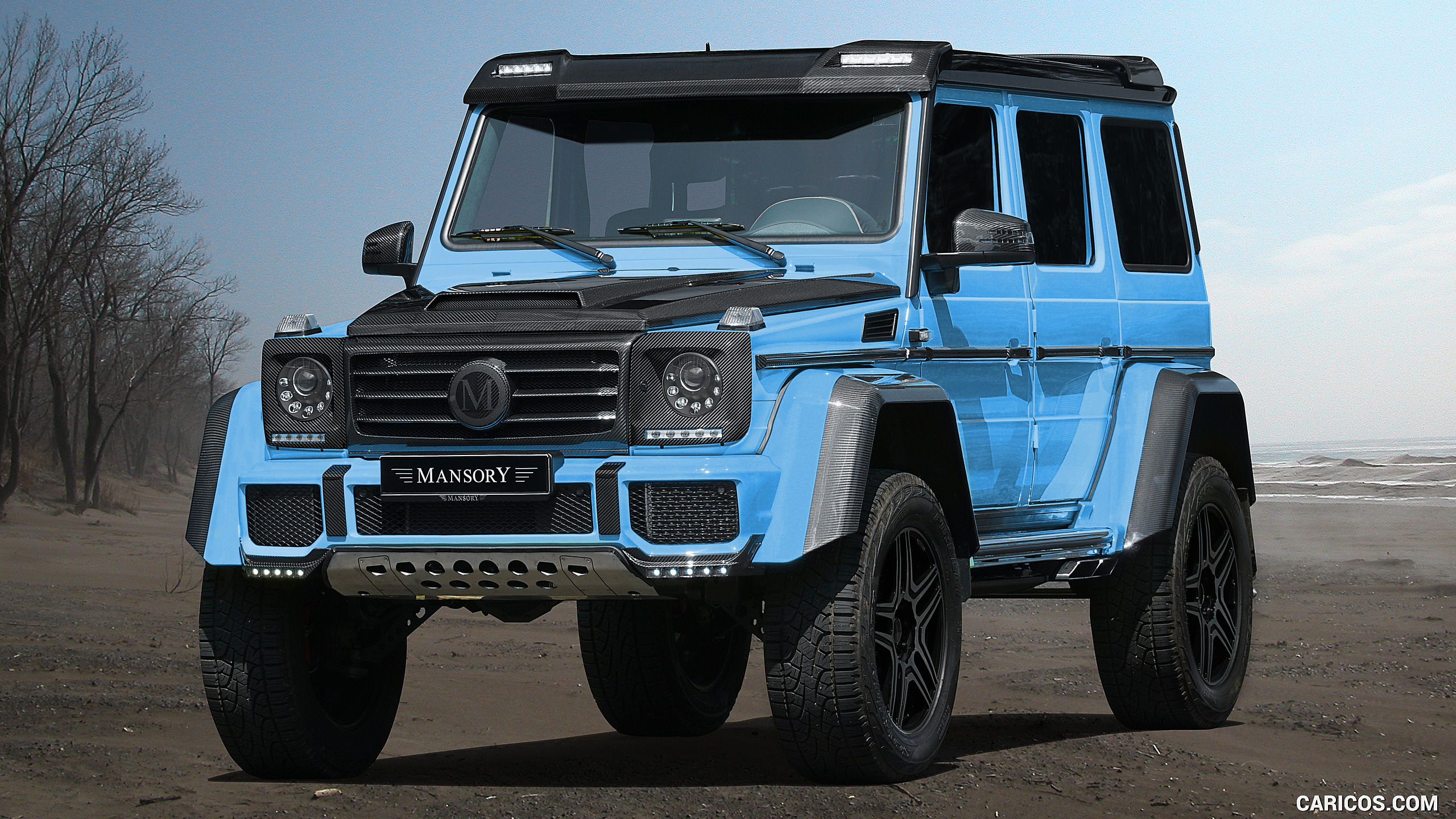 2017 MANSORY Mercedes-Benz G500 4x4² (Color: Sky Blue) - Front, #1 of 8