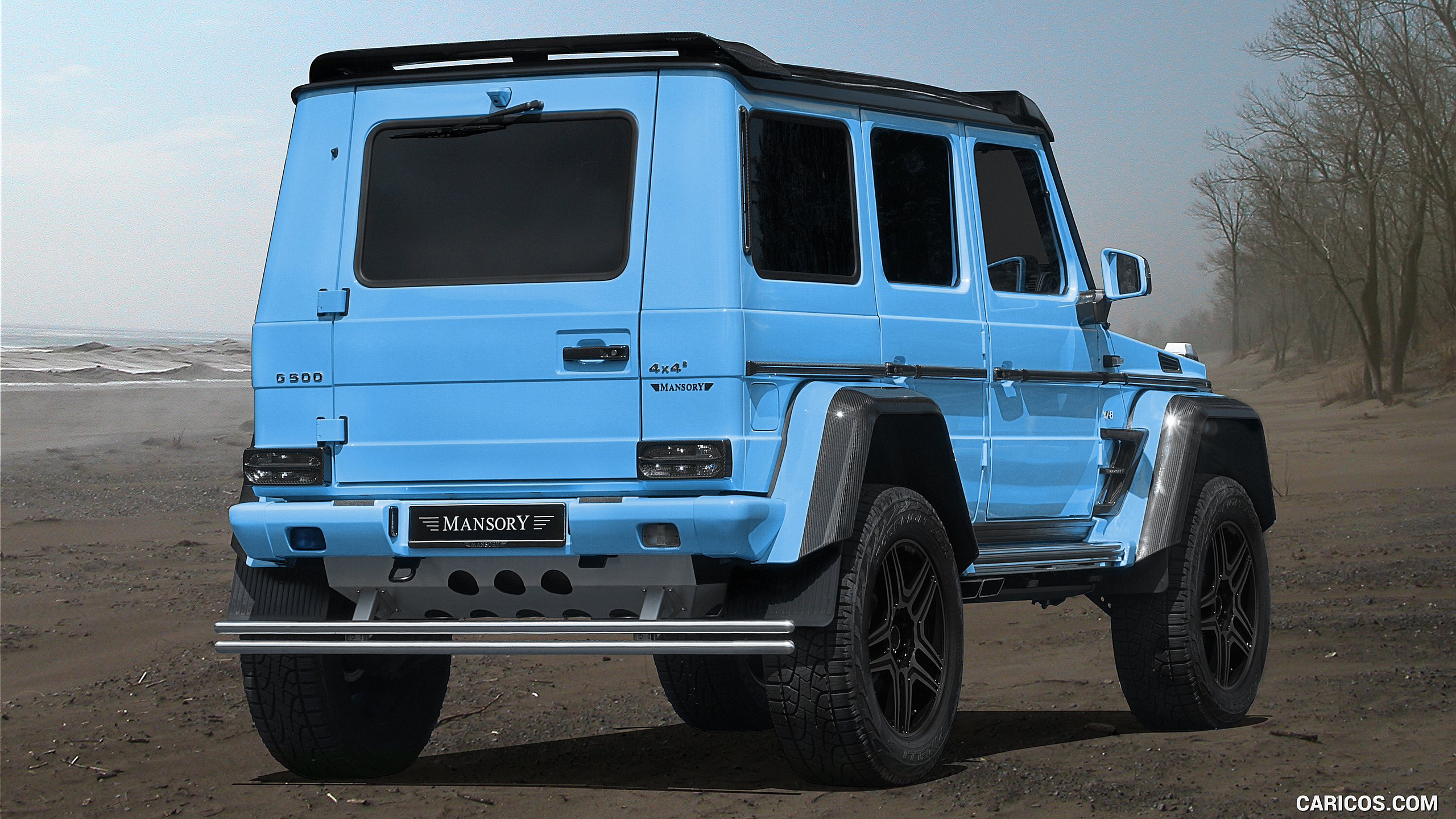 2017 MANSORY Mercedes-Benz G500 4x4² (Color: Sky Blue) - Rear, #2 of 8