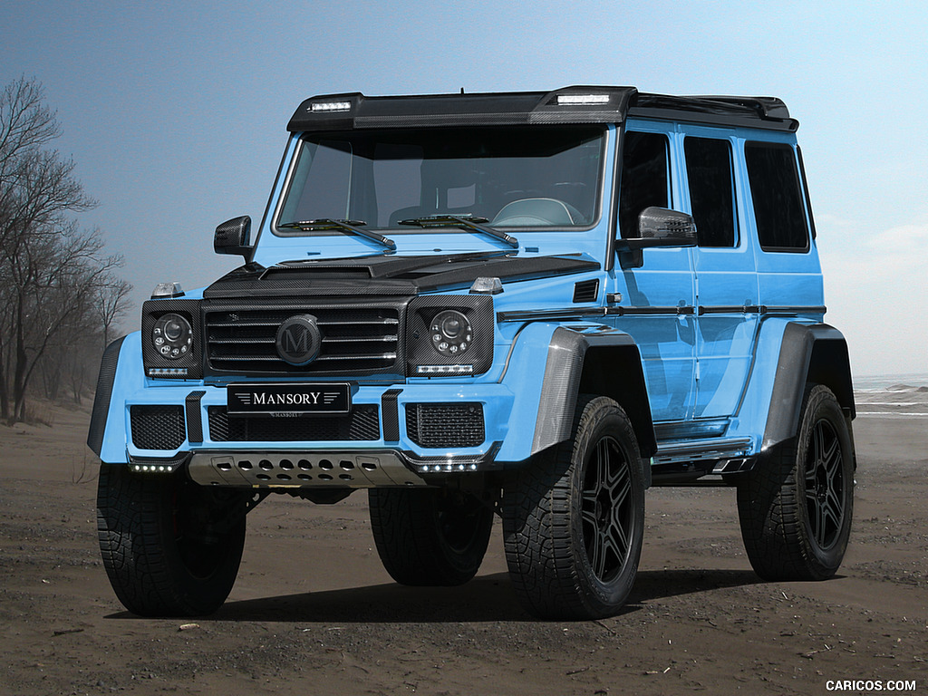 2017 MANSORY Mercedes-Benz G500 4x4² (Color: Sky Blue) - Front