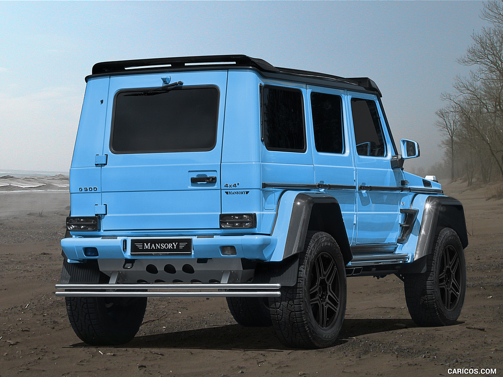 2017 MANSORY Mercedes-Benz G500 4x4² (Color: Sky Blue) - Rear