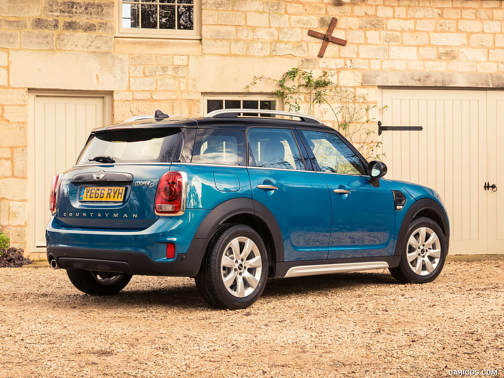 2017 MINI Cooper D Countryman (UK-Spec) - Rear Three-Quarter