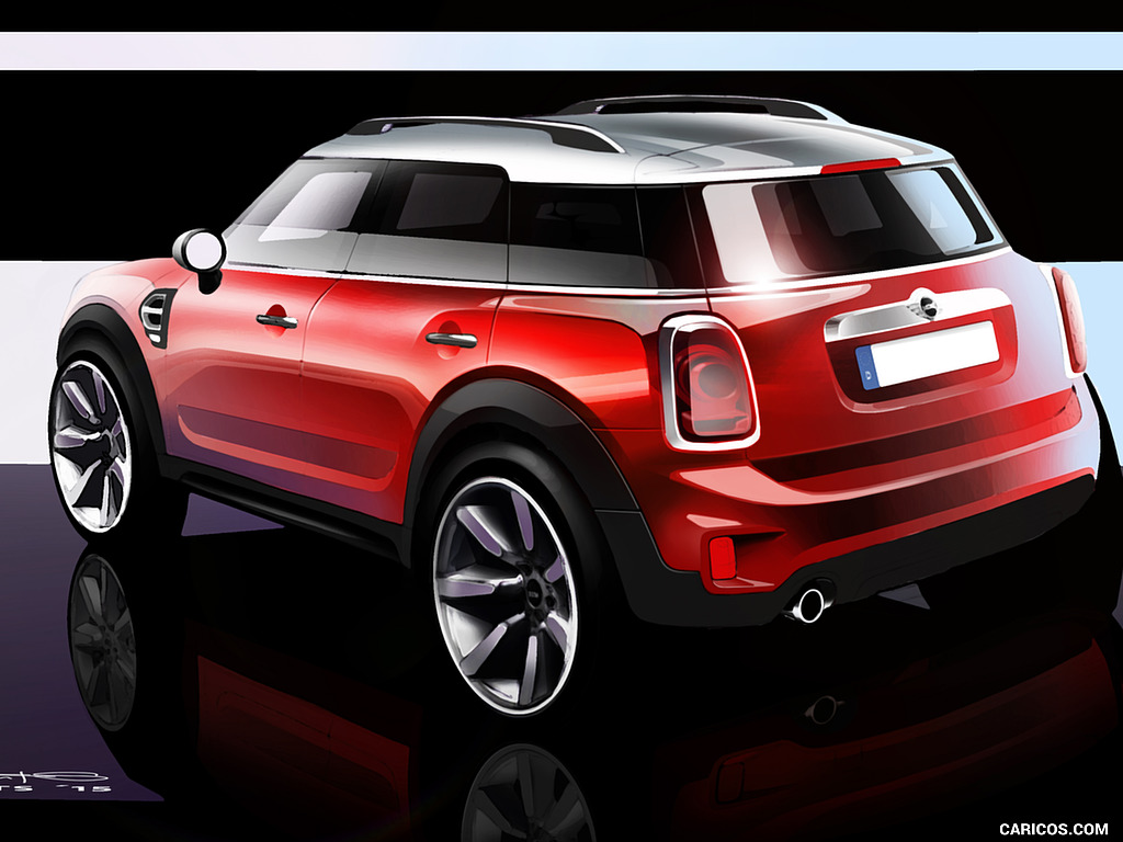 2017 MINI Cooper S Countryman ALL4 - Design Sketch