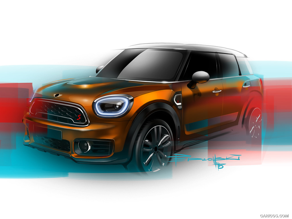 2017 MINI Cooper S Countryman ALL4 - Design Sketch