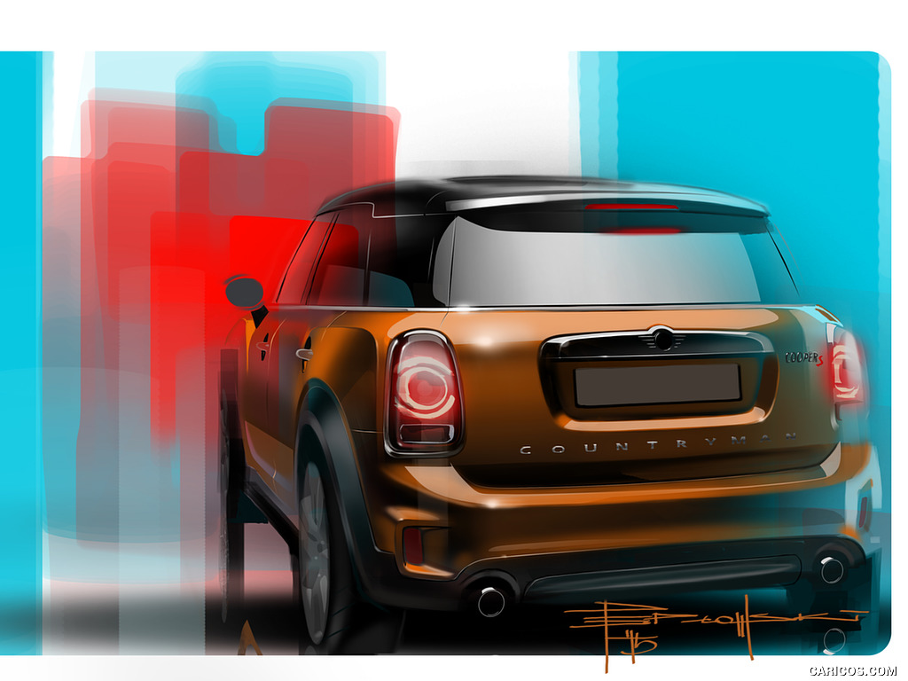 2017 MINI Cooper S Countryman ALL4 - Design Sketch