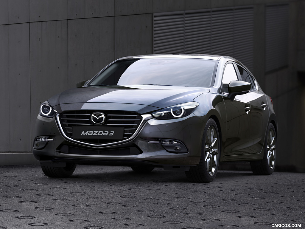 2017 Mazda 3 5-Door Hatchback (Color: Machine Grey) - Front