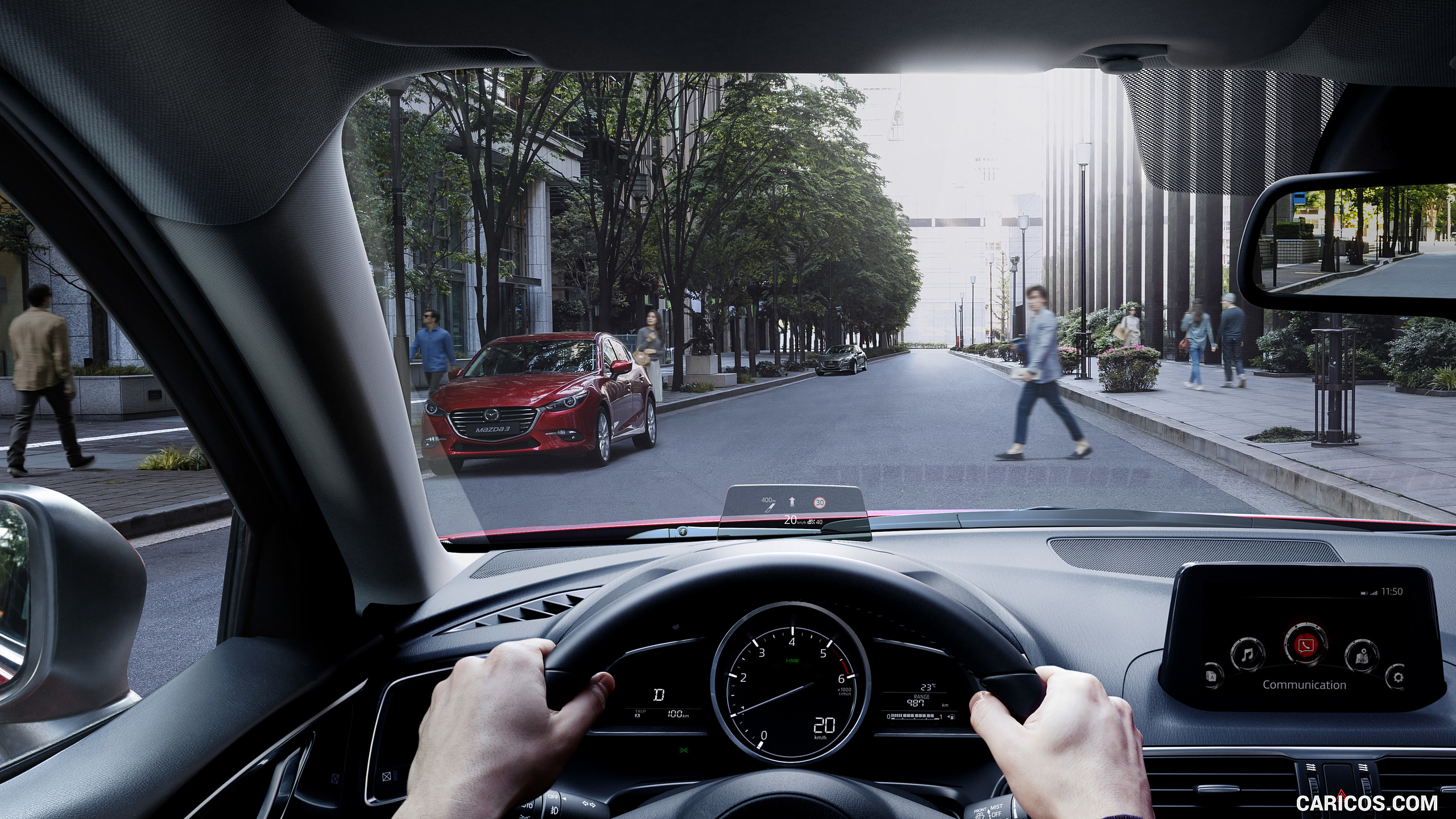 2017 Mazda 3 5-Door Hatchback - Interior, Head-Up Display, #7 of 19