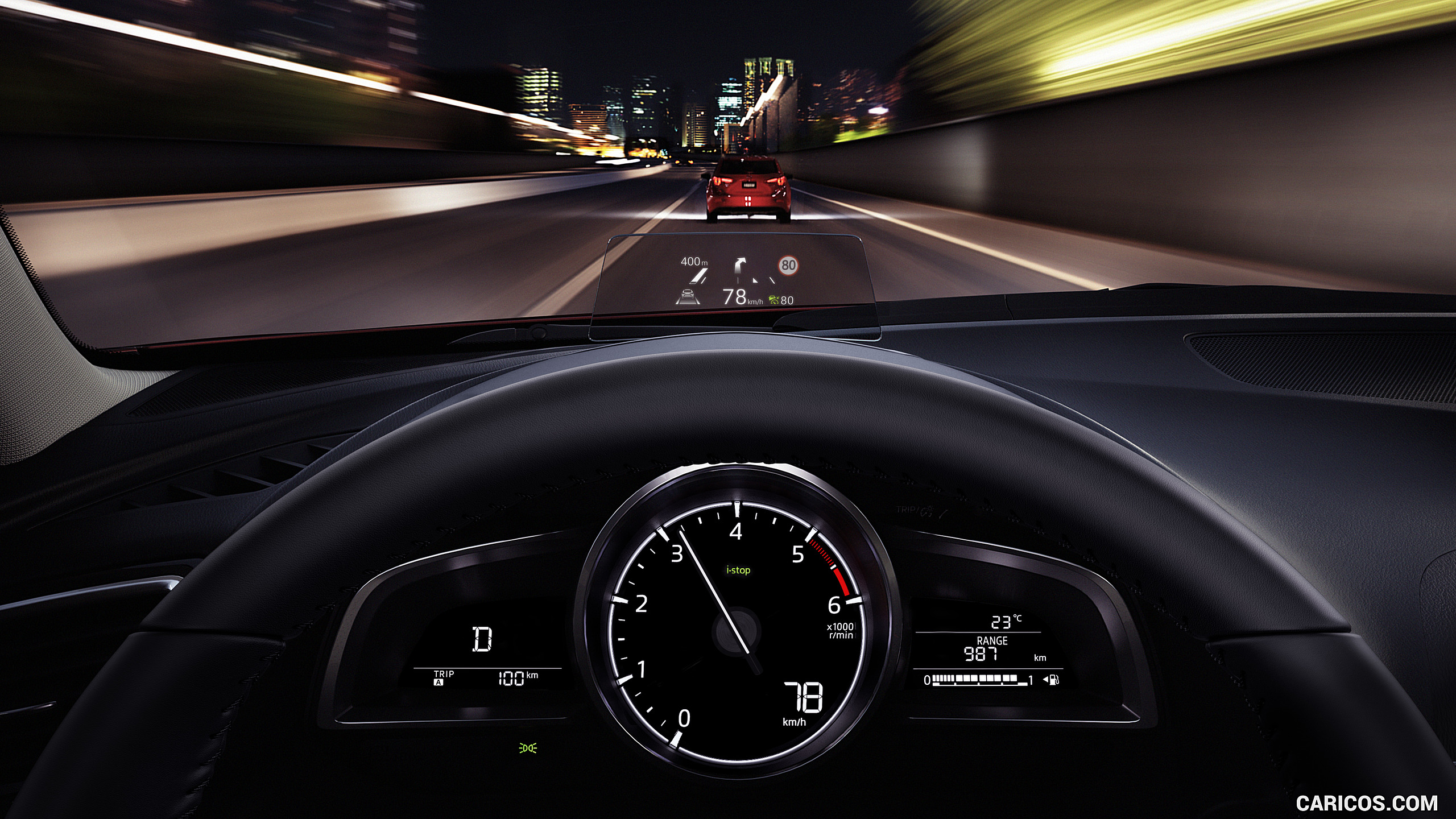2017 Mazda 3 Sedan - Interior, Head-Up Display, #9 of 13