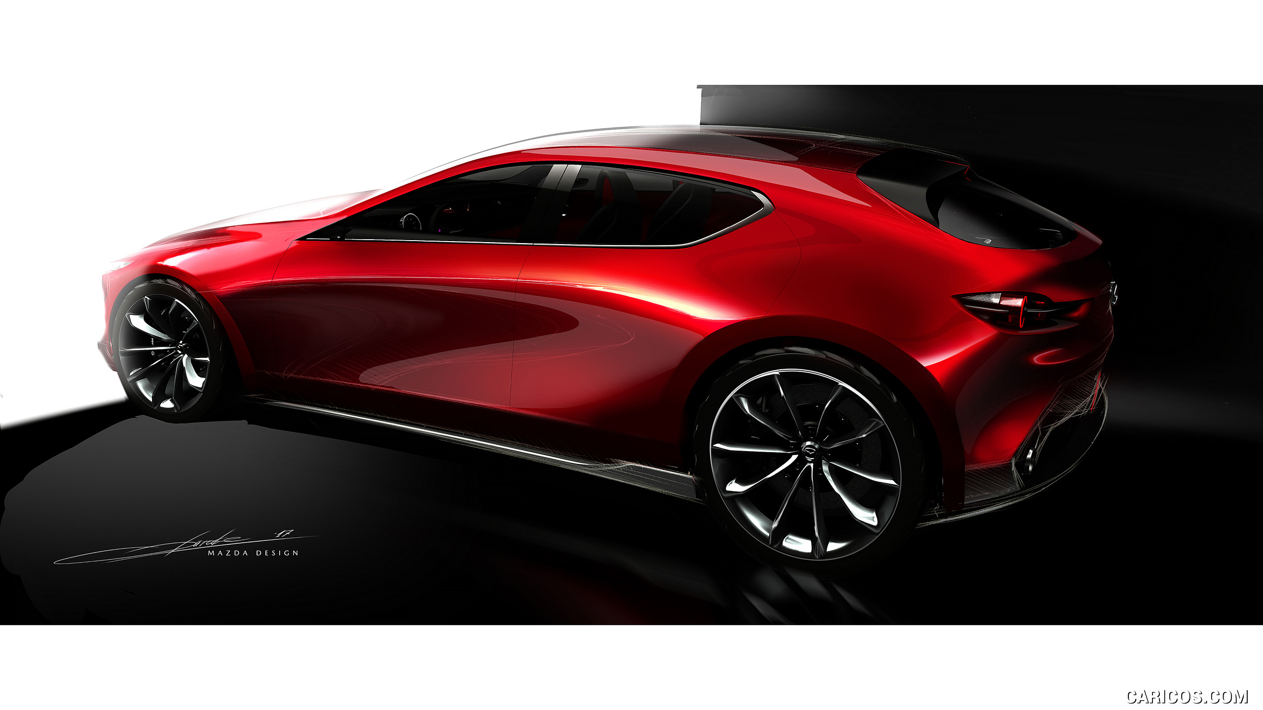 2017 Mazda KAI Concept - Design Sketch, #12 of 13