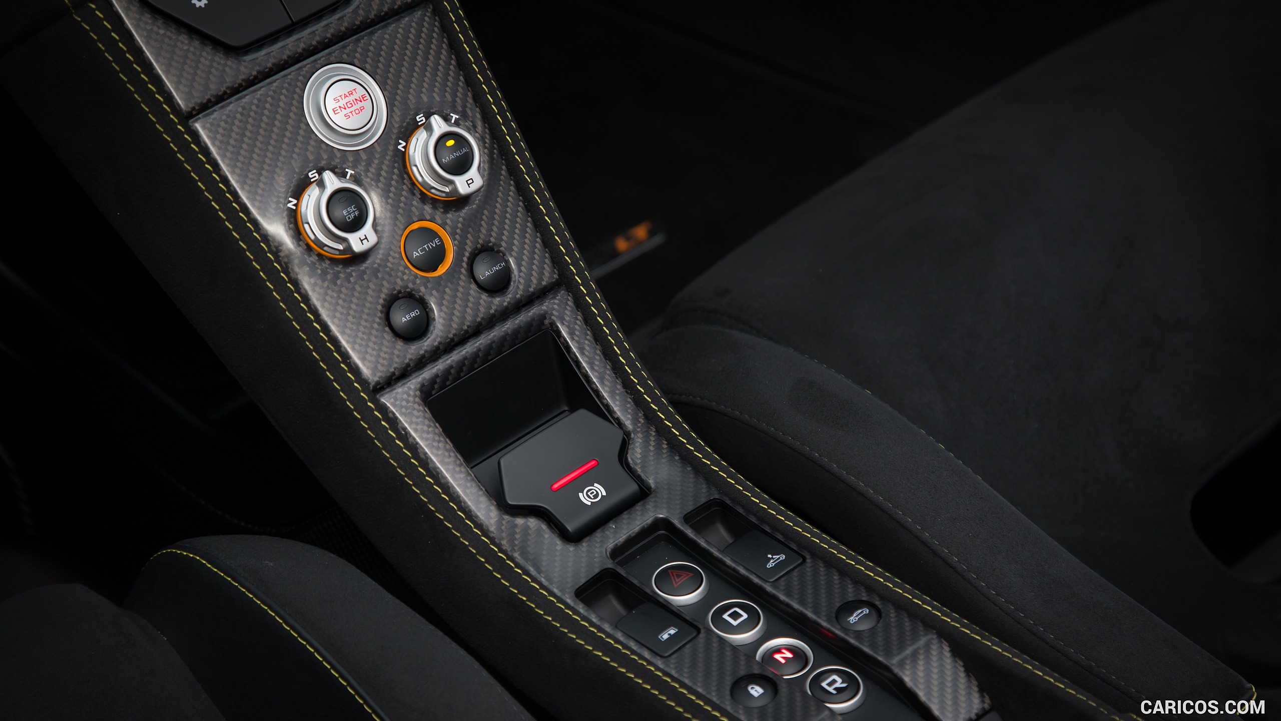2017 McLaren 675LT Spider - Interior, Controls, #58 of 60
