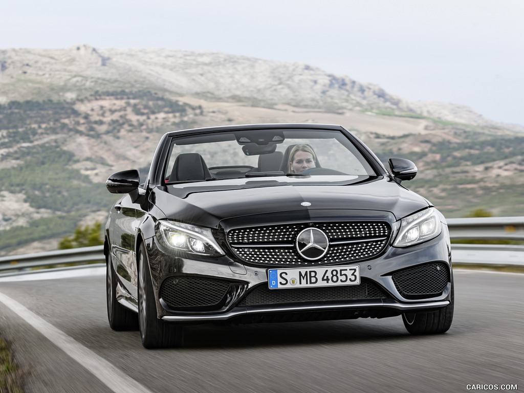 2017 Mercedes-AMG C43 4MATIC Cabriolet (Color: Obsidian Black) - Front