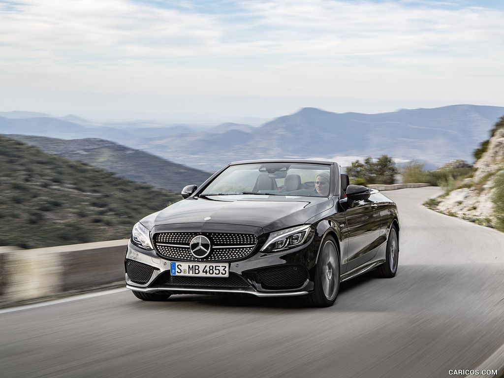 2017 Mercedes-AMG C43 4MATIC Cabriolet (Color: Obsidian Black) - Front