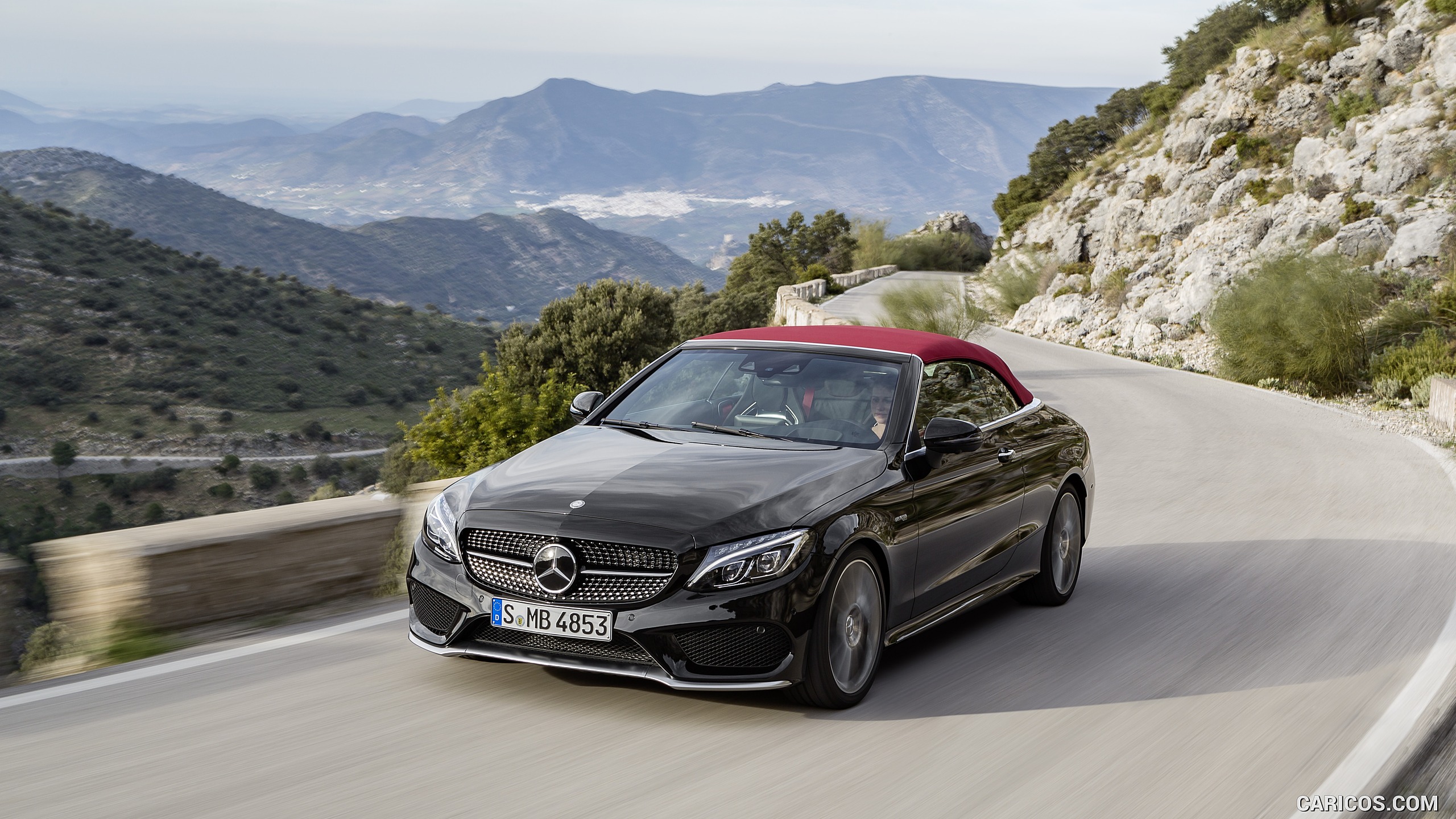 2017 Mercedes-AMG C43 4MATIC Cabriolet (Color: Obsidian Black) - Front ...