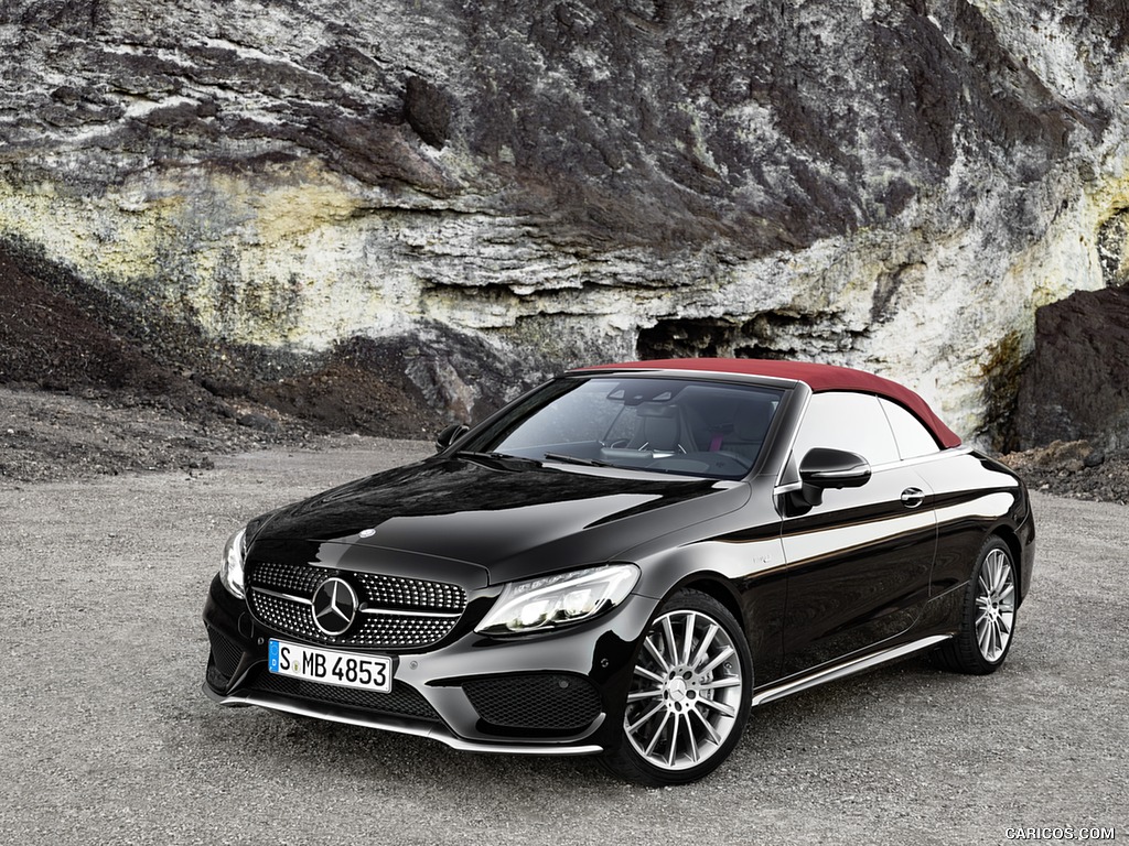 2017 Mercedes-AMG C43 4MATIC Cabriolet (Color: Obsidian Black) - Front