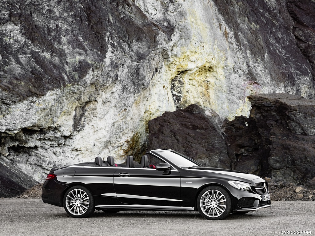 2017 Mercedes-AMG C43 4MATIC Cabriolet (Color: Obsidian Black) - Side