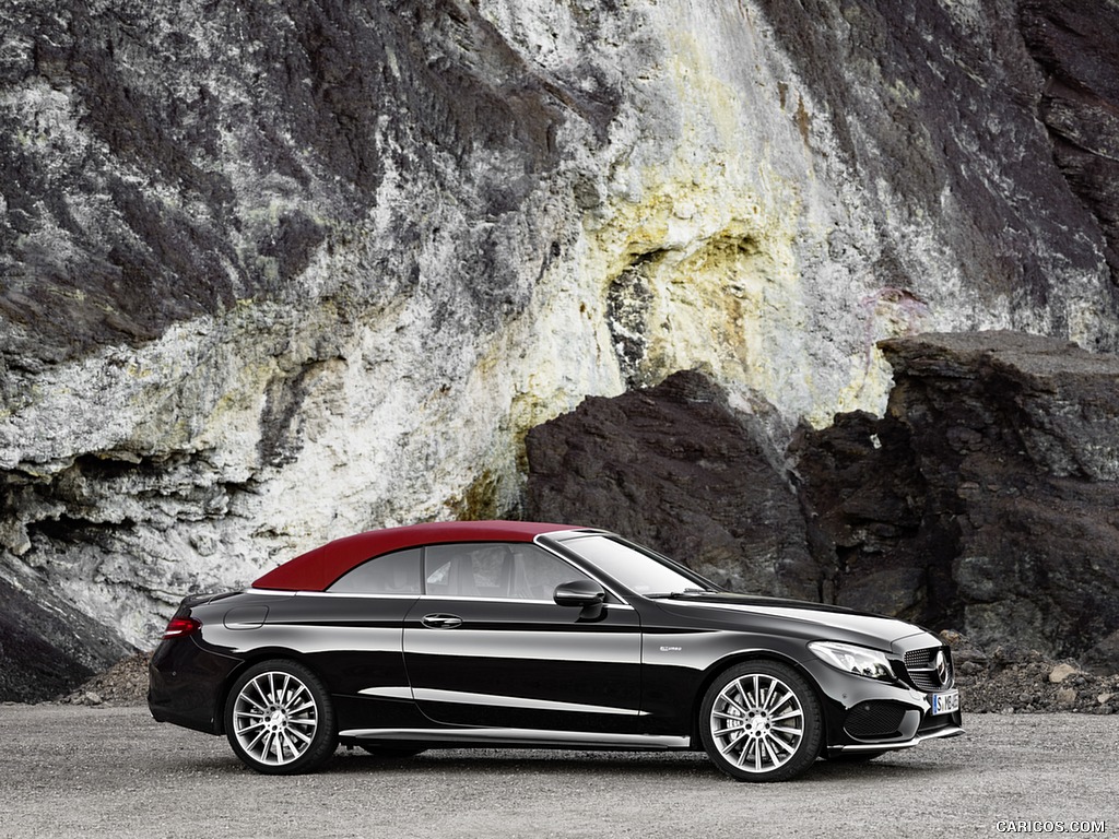 2017 Mercedes-AMG C43 4MATIC Cabriolet (Color: Obsidian Black) - Side