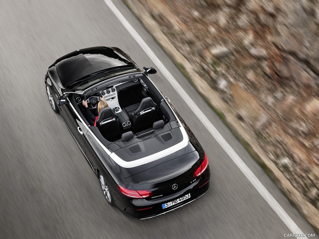 2017 Mercedes-AMG C43 4MATIC Cabriolet (Color: Obsidian Black) - Top