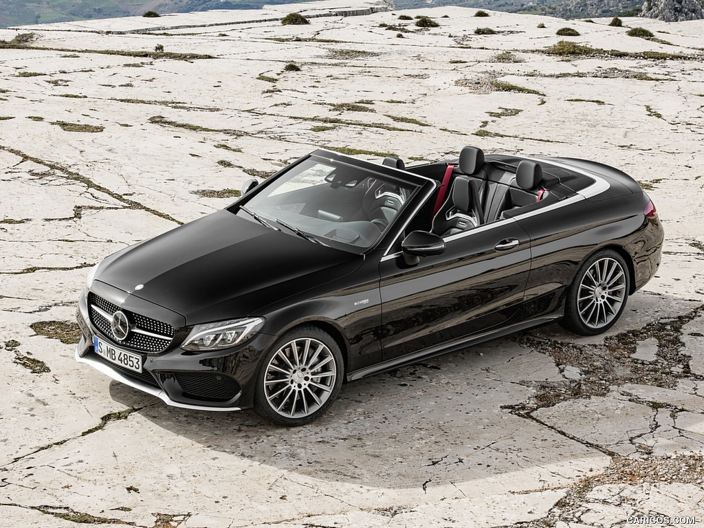 2017 Mercedes-AMG C43 4MATIC Cabriolet (Color: Obsidian Black) - Top