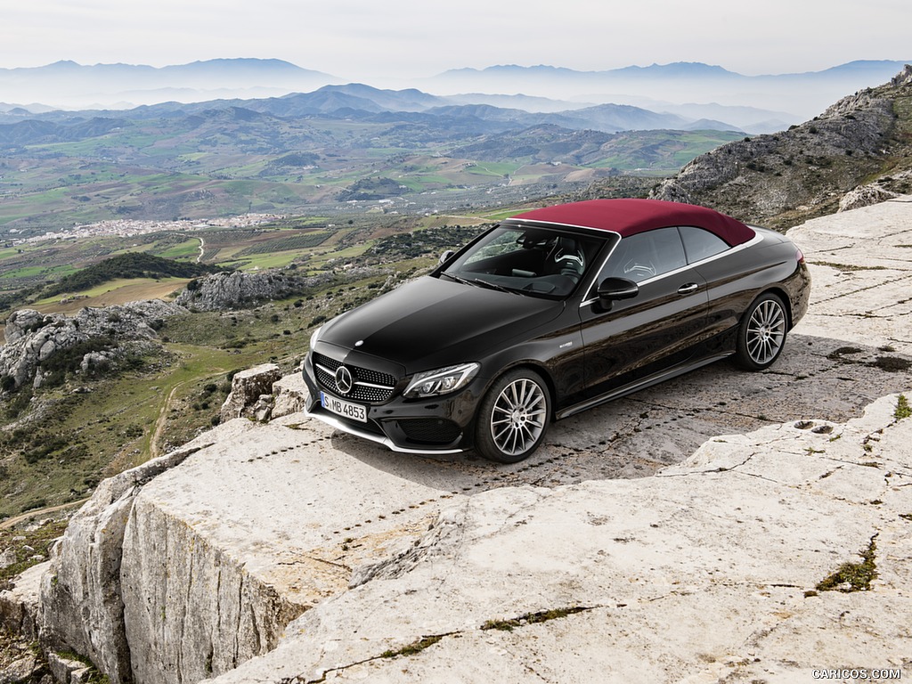 2017 Mercedes-AMG C43 4MATIC Cabriolet (Color: Obsidian Black) - Top