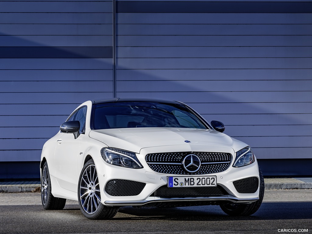 2017 Mercedes-AMG C43 4MATIC Coupé (Color: Diamond White)