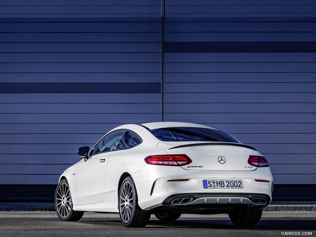 2017 Mercedes-AMG C43 4MATIC Coupé (Color: Diamond White)