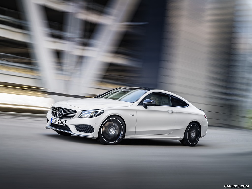 2017 Mercedes-AMG C43 4MATIC Coupé (Color: Diamond White)