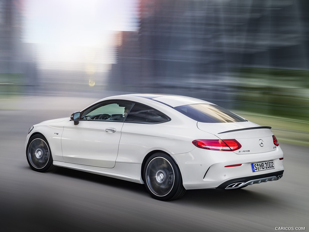 2017 Mercedes-AMG C43 4MATIC Coupé (Color: Diamond White)