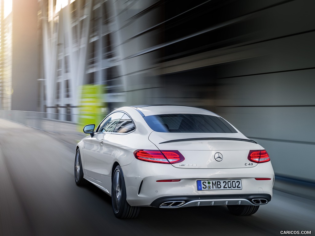 2017 Mercedes-AMG C43 4MATIC Coupé (Color: Diamond White)