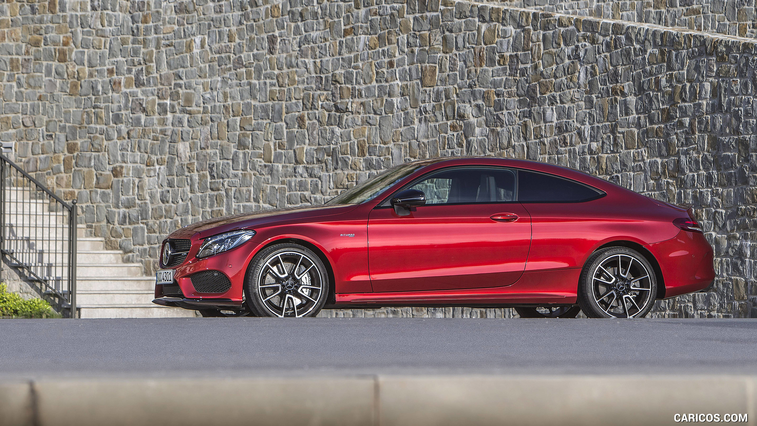 2017 Mercedes-AMG C43 4MATIC Coupé - Side, #23 of 30