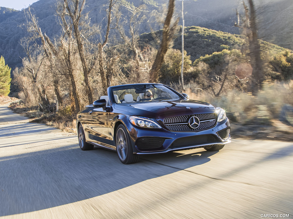 2017 Mercedes-AMG C43 Cabrio (US-Spec) - Front Three-Quarter