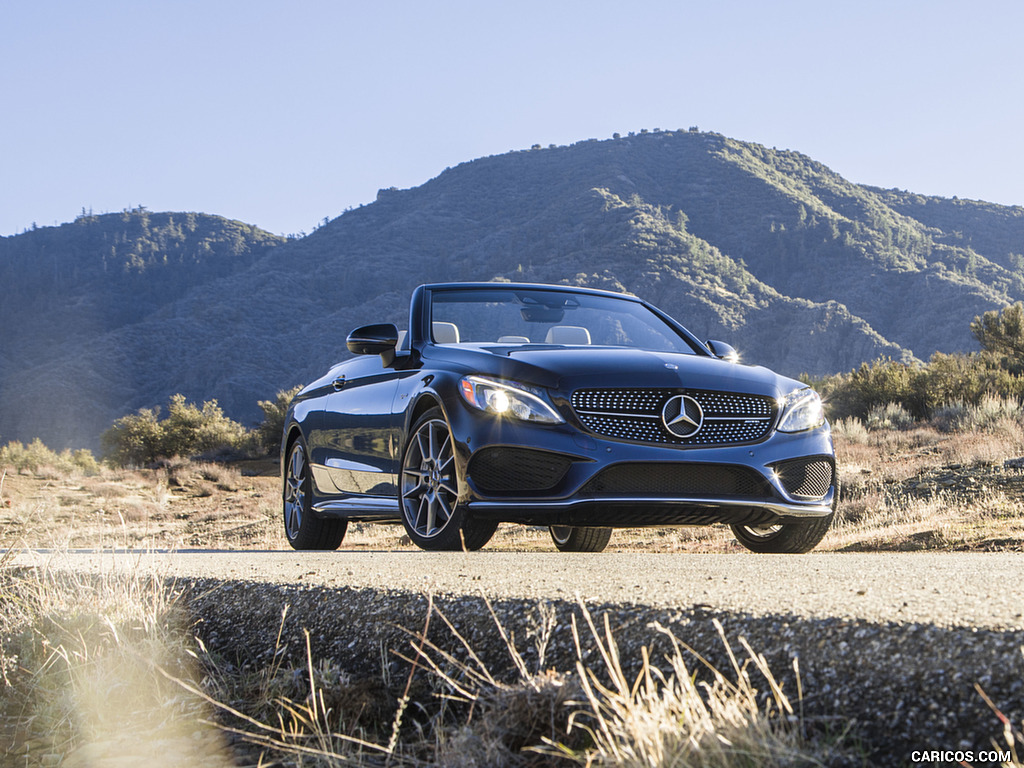 2017 Mercedes-AMG C43 Cabrio (US-Spec) - Front Three-Quarter