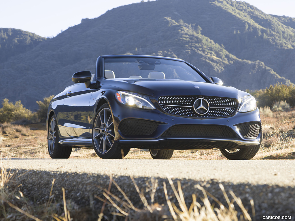 2017 Mercedes-AMG C43 Cabrio (US-Spec) - Front Three-Quarter