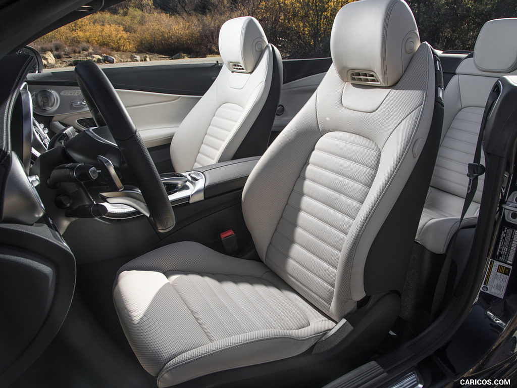 2017 Mercedes-AMG C43 Cabrio (US-Spec) - Interior, Front Seats